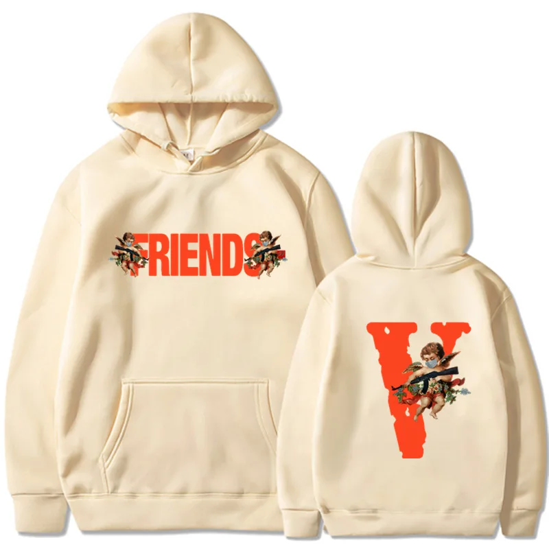 

Autumn Casual Fashion Angel Sweater Loose Hoodie Men's and Women's Hooded Sweater Loose Pullover Sweater, Picture color