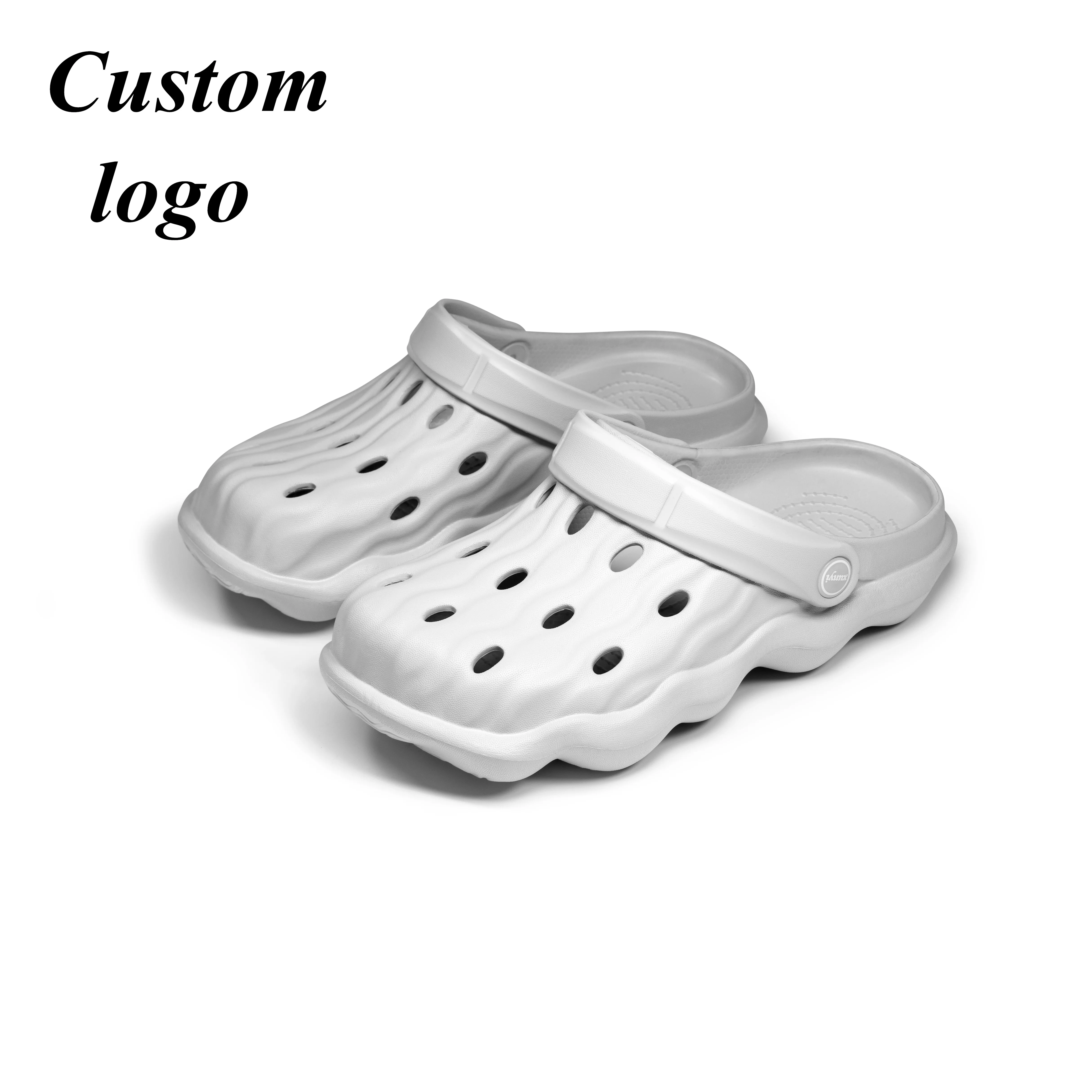 

Wholesale Factory Price New Design EVA Anti-Slip Unisex Clogs Shoes PVC Custom Logo shoes Classic Garden EVA platform slippers