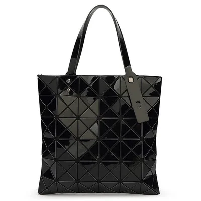 

Factory Wholesale Hologram Tote Purse Chain Strap Shoulder Bags Luminous Pu Geometric Handbag Purse For Woman Girl