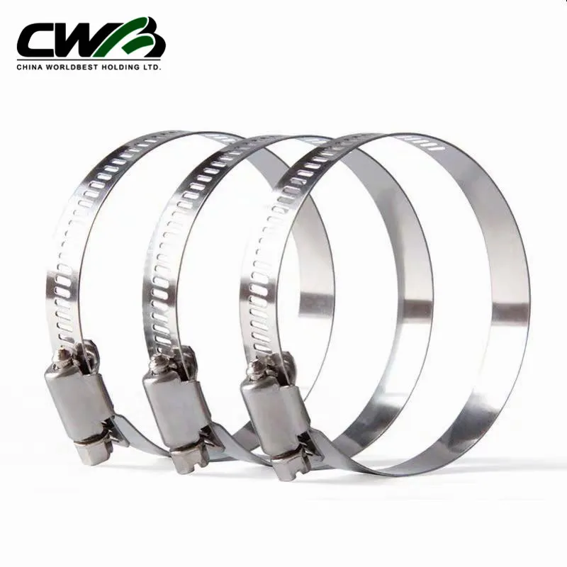 Heat Resistance Stainless Steel 304 Flexible Air Duct Hose Clamps Throat Hoop Buy Wing Nut