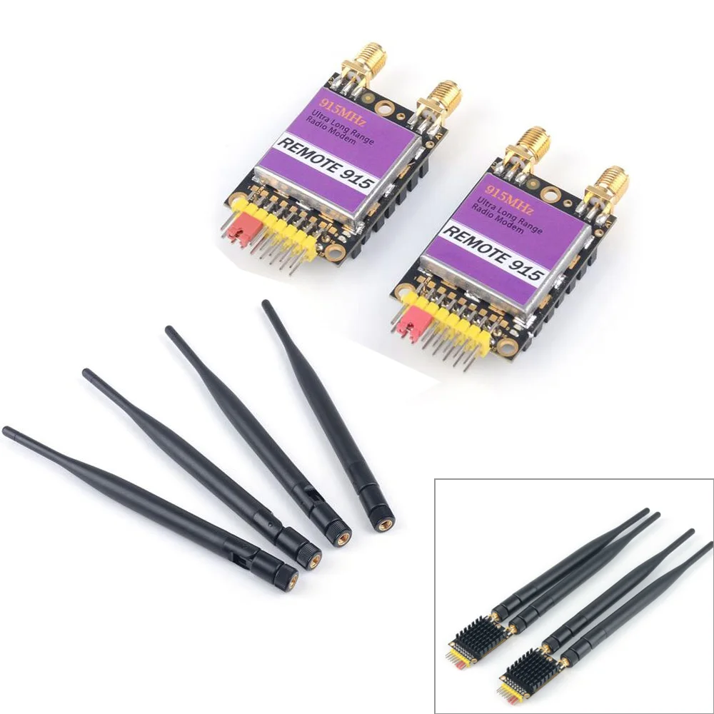 

Over 40km Ultra Long Range RDF900 915Mhz Radio Modem Remote 900 Data Diversity Telemetry for APM Pixhawk Flight Controller