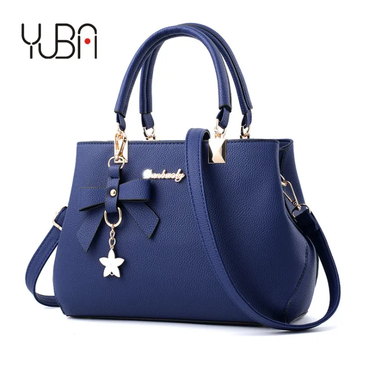 

wholesale brand fashion lady large bow Sac a Main Messenger Bags Women pu Leather handbag women, Multi color