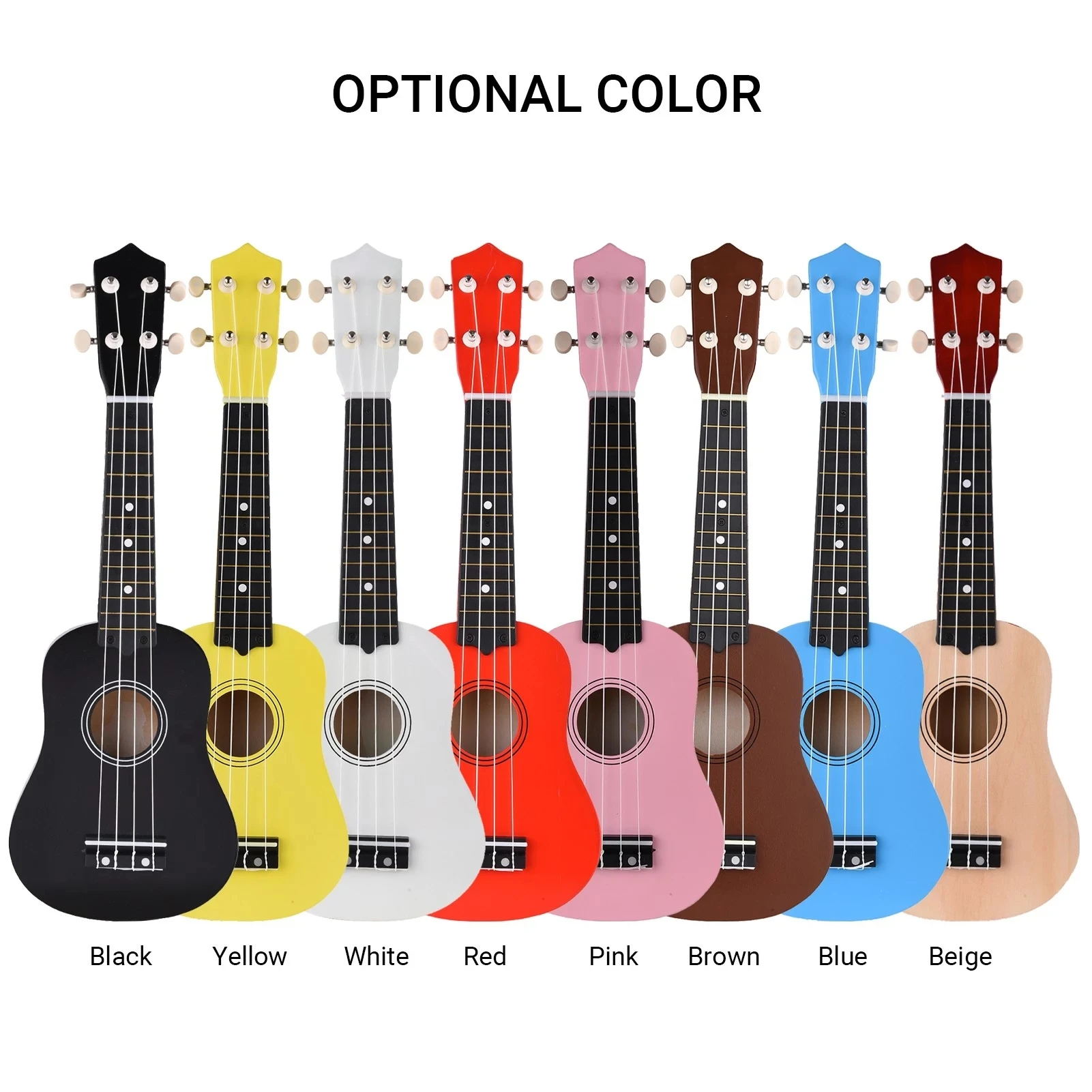 

Ukulele Cheap Wholesale Custom Logo Colorful Kids Small Guitar