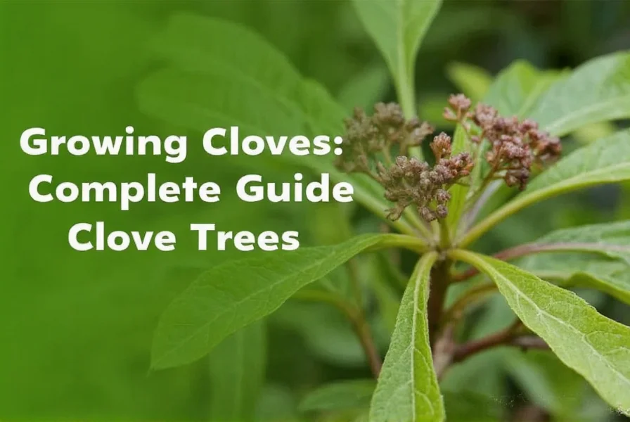 Dried clove buds arranged in traditional harvesting pattern