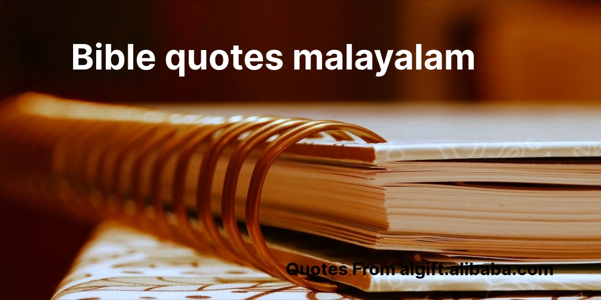 bible quotes malayalam