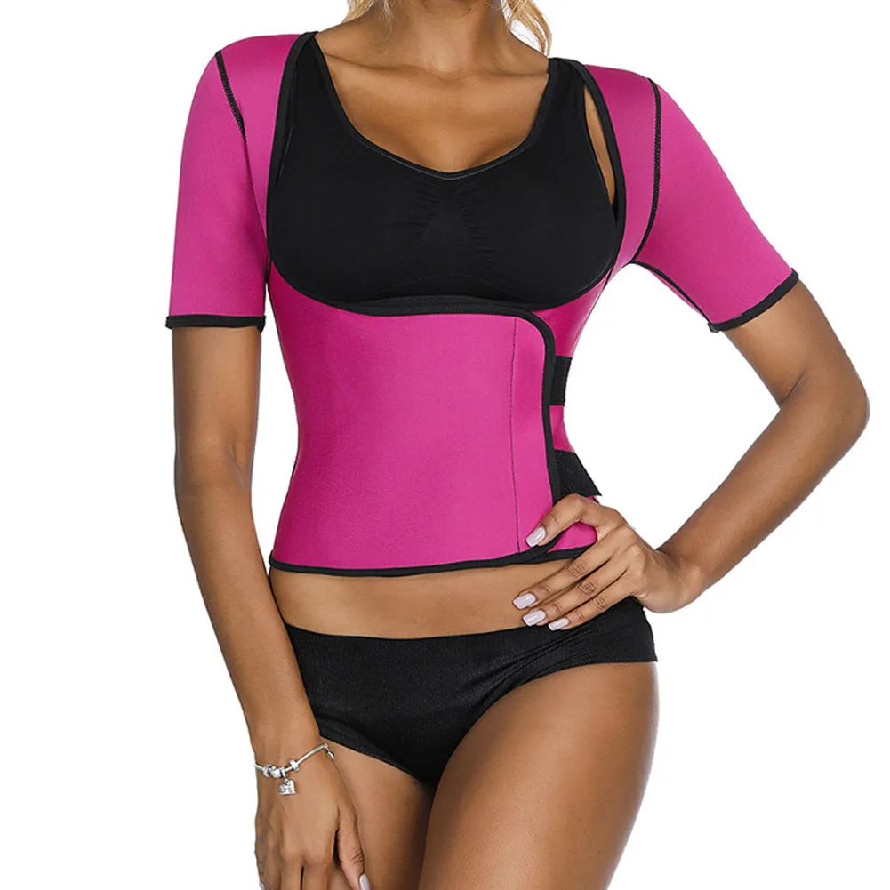 

High Quality Seamless Burn Fat Sweat Neoprene Waist Shaper Slimming Ladies Shapewear, Blue, purple, black, rose