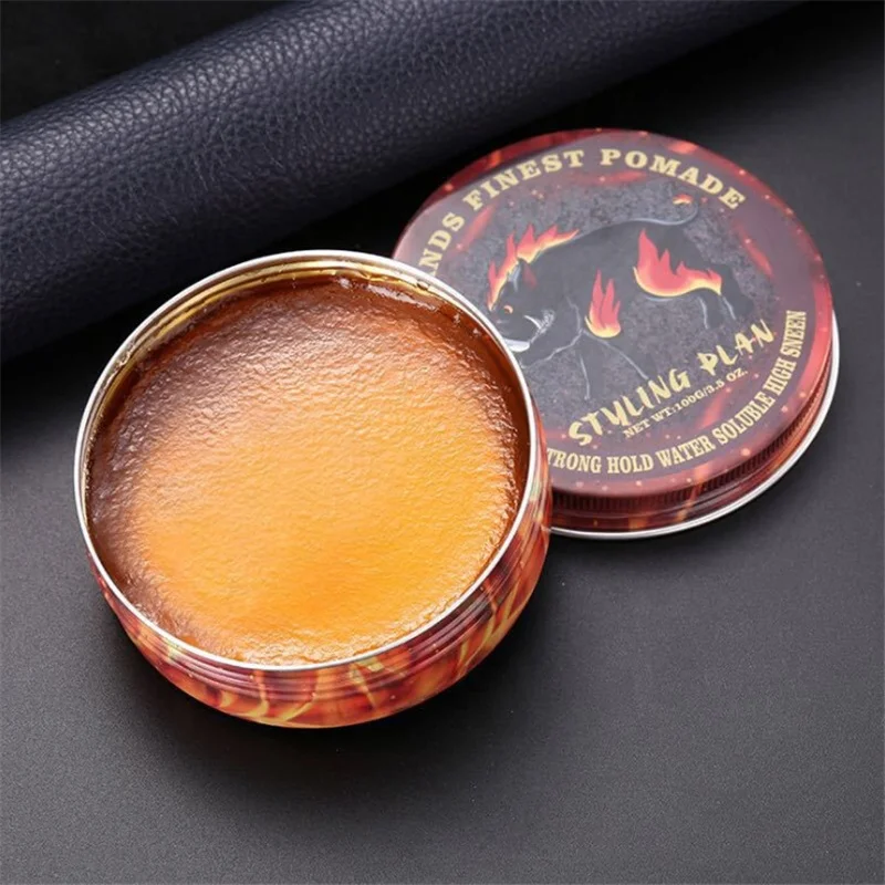 

2020 Private Label OEM Top Sale In Usa Men Hair Styling Private Label Edge Control Gel Strong Hold Pomade Water Based Hair Wax, Clients choose