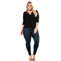 

High Waist Stretch Slim Elastic Women Plus Size Trousers Denim Jeans Pencil Pants