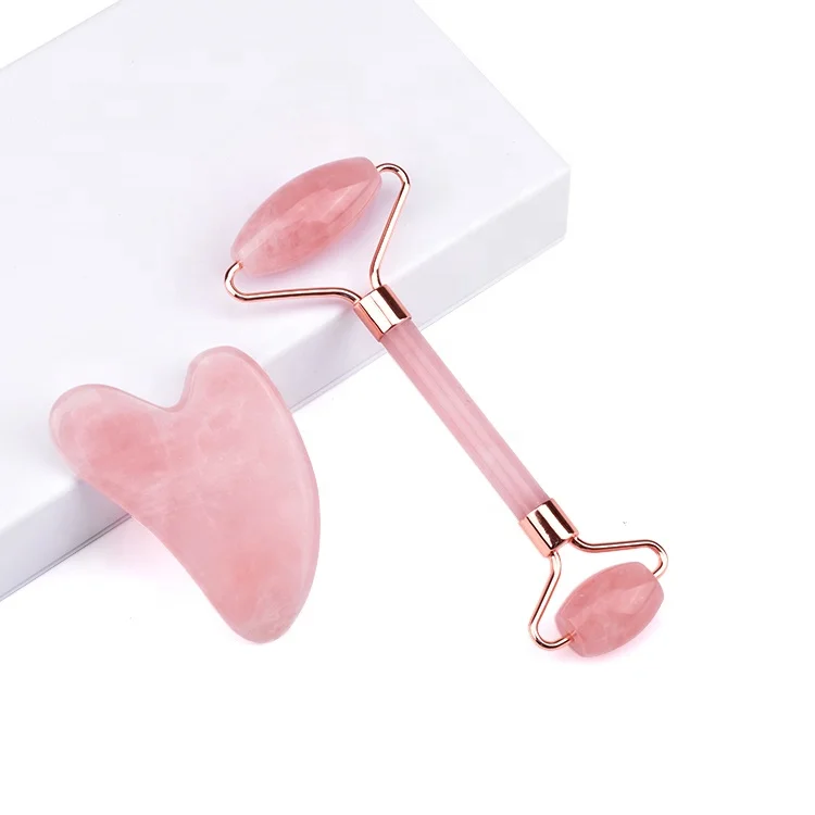 

facial massager pink jade roller Anti-Puffiness Nourishing Face Lift Skin Tightening