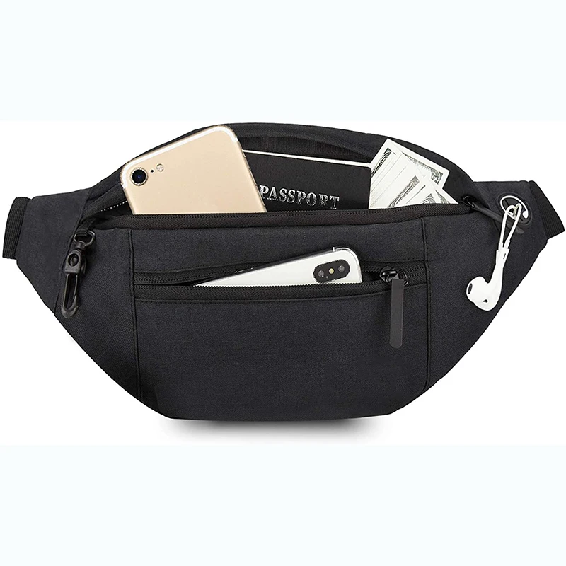 

Large Fanny Pack Traveling Running Casual Wallets Waist Pack Crossbody Phone Bag Waist Pack Bag Walking Hiking Belt Bag, Customized