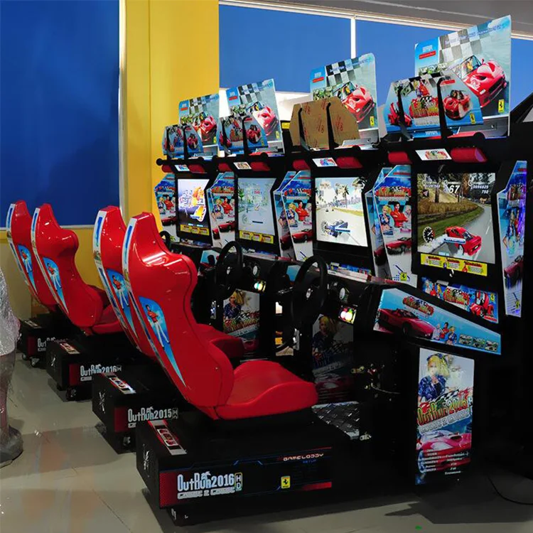 32英寸液晶娱乐豪华超越街机赛车模拟器视频游戏投币式驾驶汽车游戏机