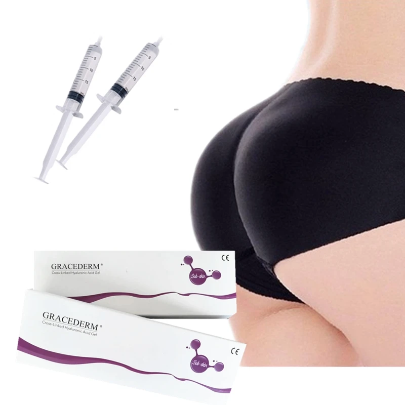 

10ml 20 ml dermal filler hyaluronic injections to increase breast &buttock augmentation, Transparent