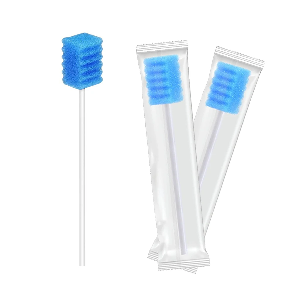 Disposable Oral Cleaning Swabs Soft Sponge Mouth Care Stick for Household & Patient Care