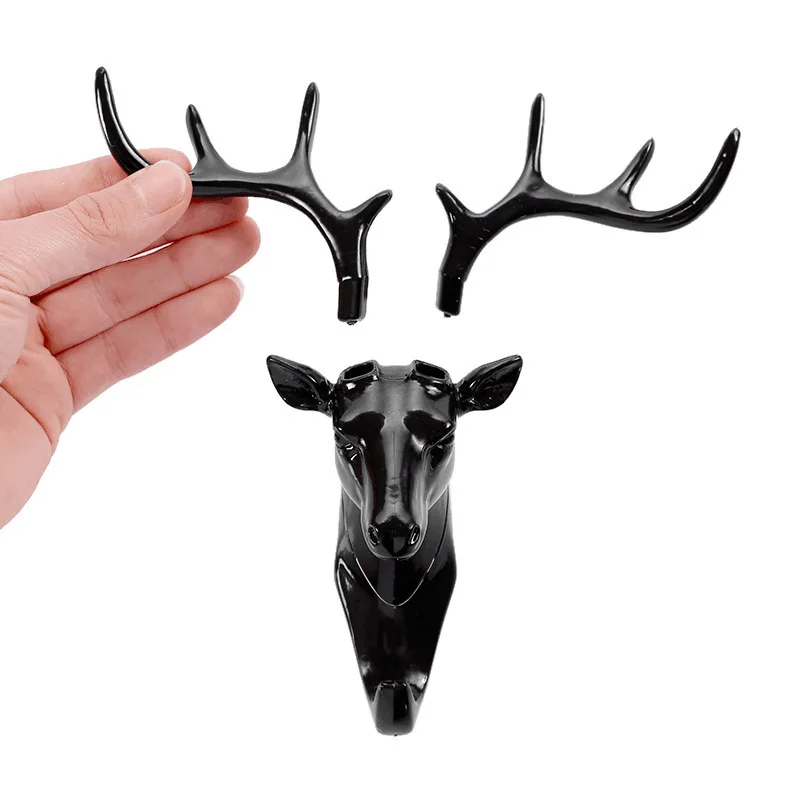 

Antler Wall Decoration Hook Creative Personality Deer Head Wall Hook Seamless Key Wall Hook