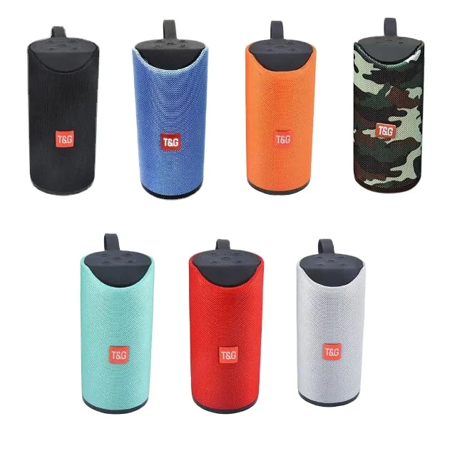 

TG113 Mini Wireless Blue tooth Speaker Outdoor Super Bass Mic TF Card Fabric Music Speakers