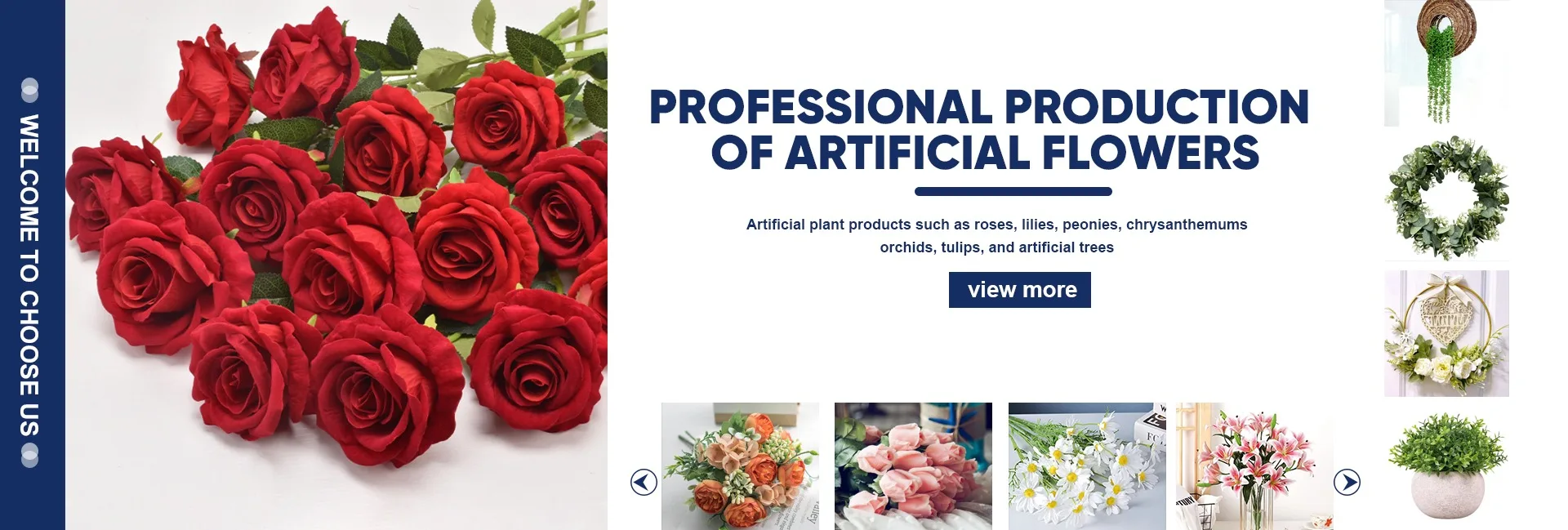 Yiwu Shurong Artificial Flower Co., Ltd. Artificial flowers
