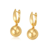 

98941 Xuping new gold plated bead pendant earrings jewelry for women