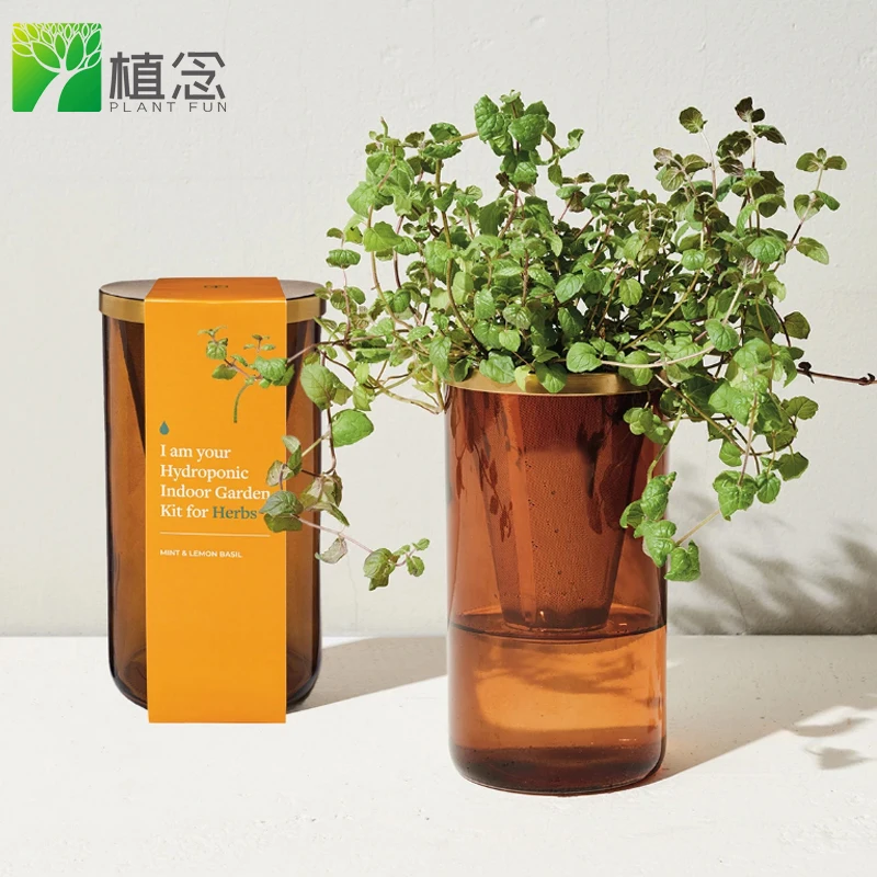 

Factory direct sale hot selling non gmo herb plant DIY Tumblers Indoor Garden Kit