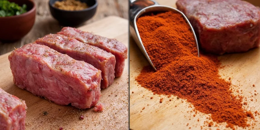 Bowl of fresh lamb marinade