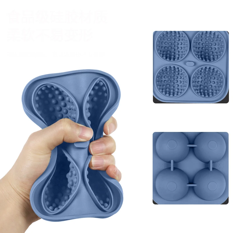 

Large Ice Tray Molds for making 8 Giant Ice Cubes for Whiskey Ice Cube Trays Silicone