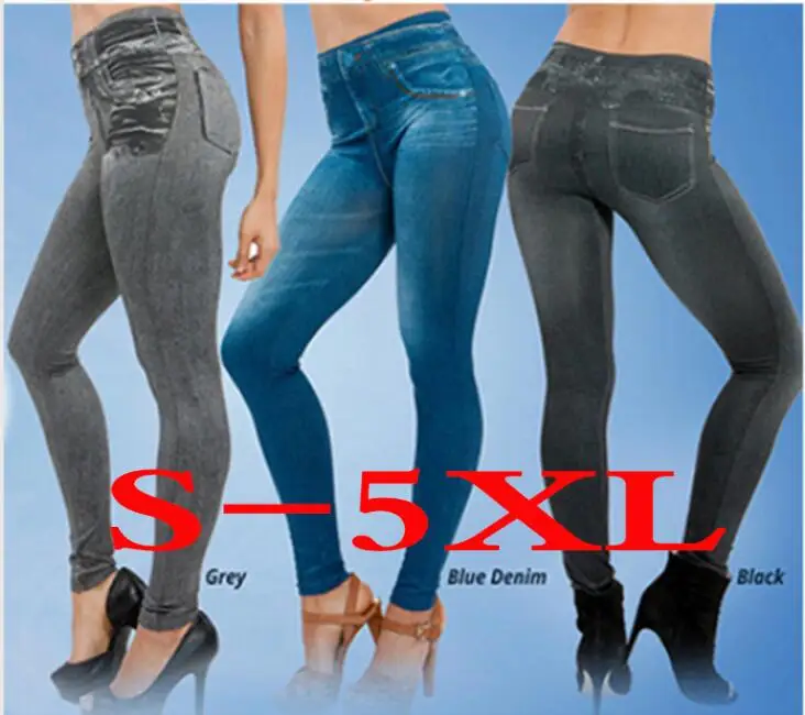 

Wholesale Women Fashion Print Slim Nice Jeggings, As picture