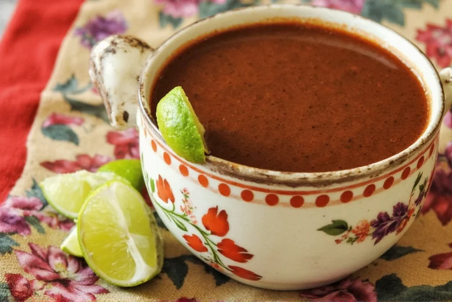 Dinner with mole sauce