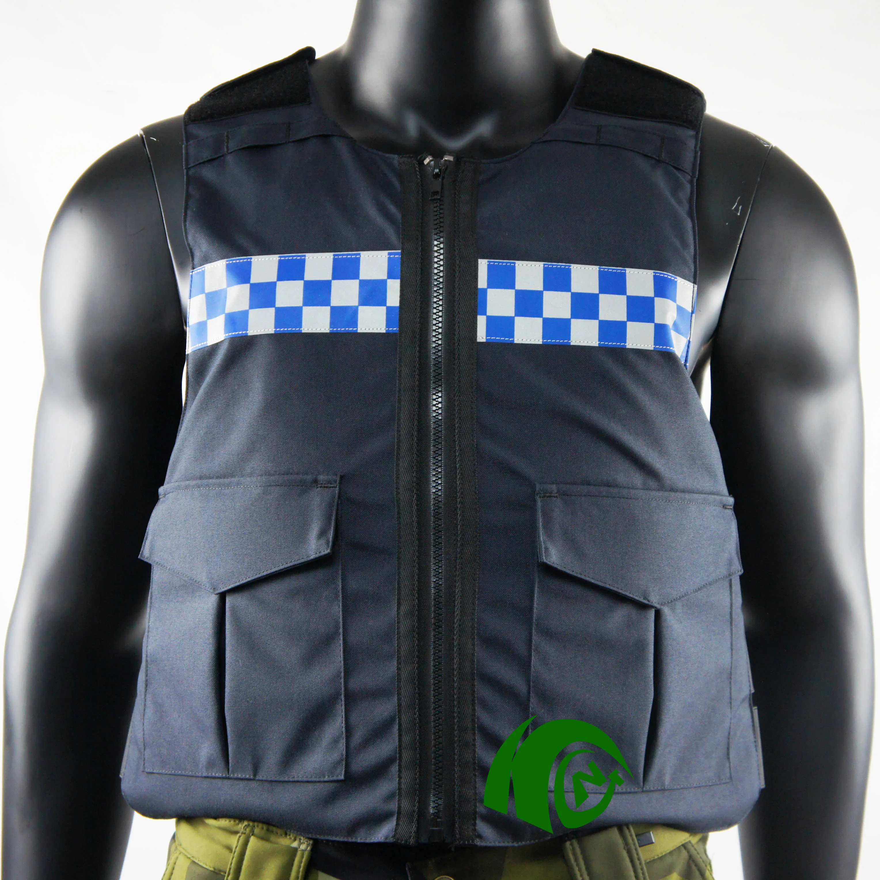 Zipper Reflective Police Bulletrpoof Vest Combat Vest Bullet Proof