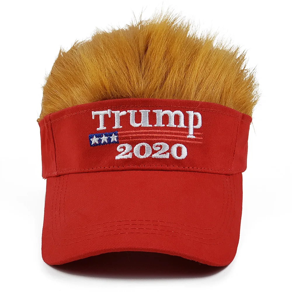 trump wig and hat