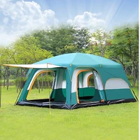 

8-12 Persons Large Space Double Layers Waterproof Outdoor Family Camping Tents