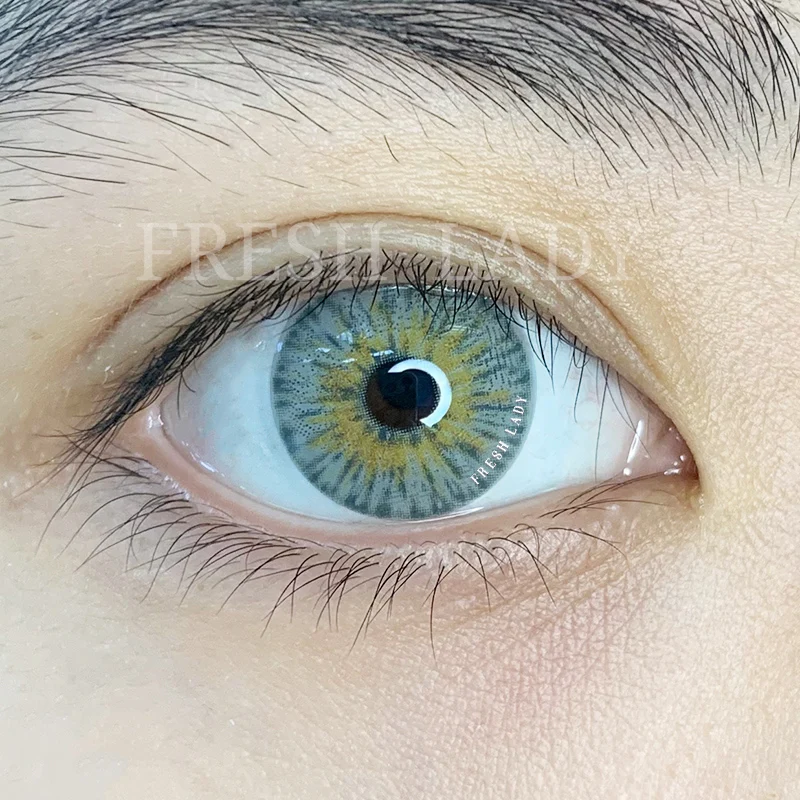 

Fresh Lady 14mm small pupil circle new york grey contacts
