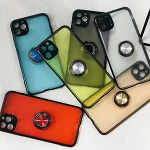 Magnetic Ring Holder Case iPhone Huawei