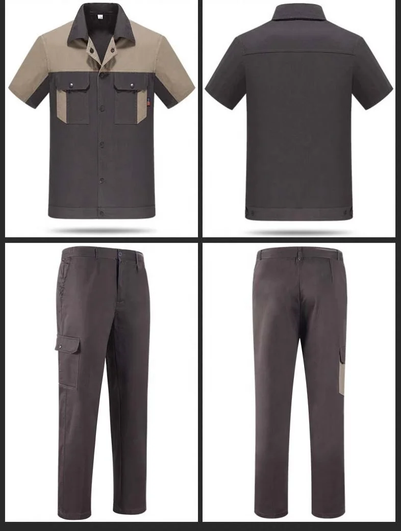 
Labor Workwear Clothes Man and Woman Overalls Work Uniform Car Workshop Labor Suit Cotton Mechanical Suits custom 