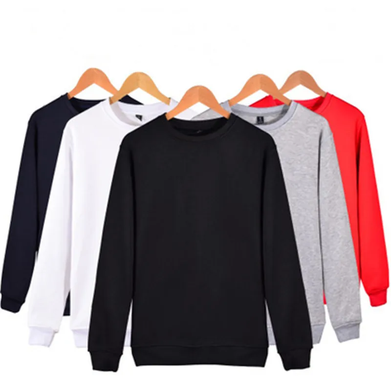 

Ecowalson Customized Men Classic Jersey Long Sleeve T-Shirt Light Weight Crew Neck Solid Winter Sweater