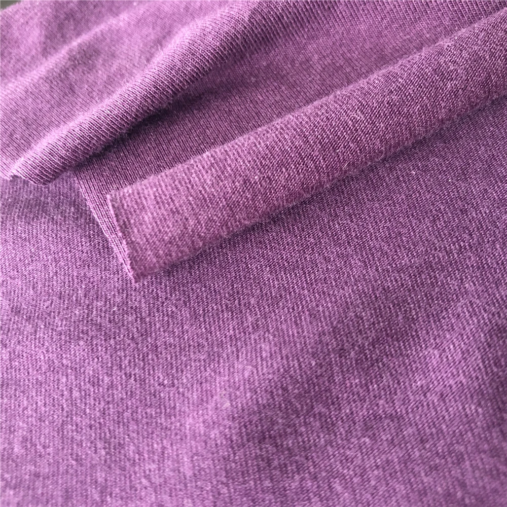 莫代尔纯棉氨纶单面平纹针织面料