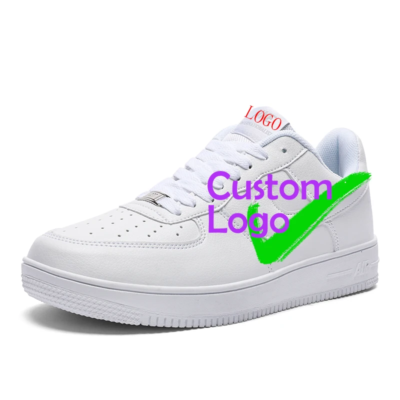 

Hot Sale unisex All Star Sneakers 2021 custom Printing Sport Sneakers Airforce1 Designable Men Thick Sneakers rubber sole Vendor