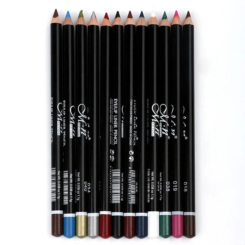 

2021 Hot Sale Not Easy to Stain Waterproof and Durable Matte Colored Eyeliner Pen Lip Eyebrow Pencil Private Label