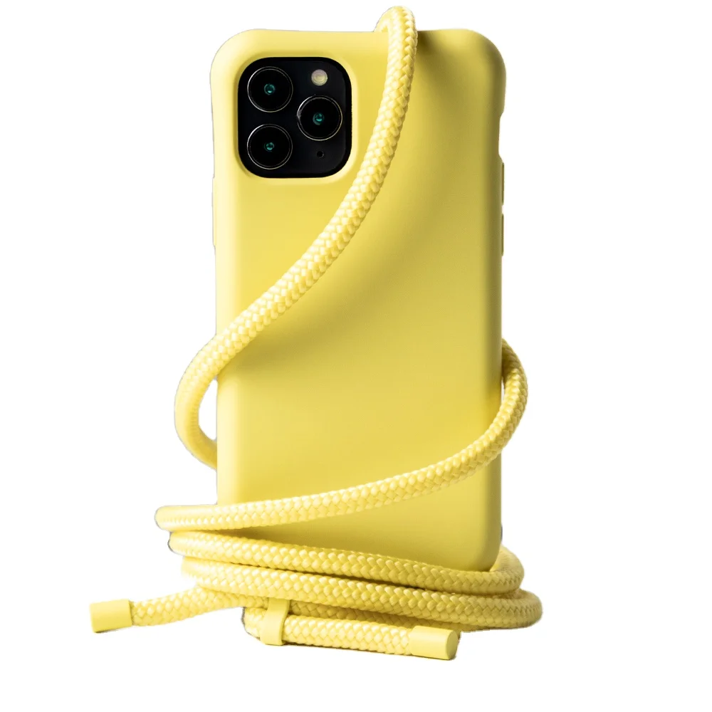 

Hands Free Customize Necklace Bumper Mobile Phone Cover For IPhone 12 For Samsung