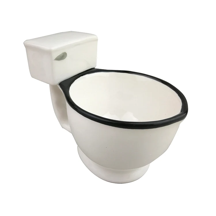 

Special 3D white toilet mug cup cartoon shaped tea cups, Custom