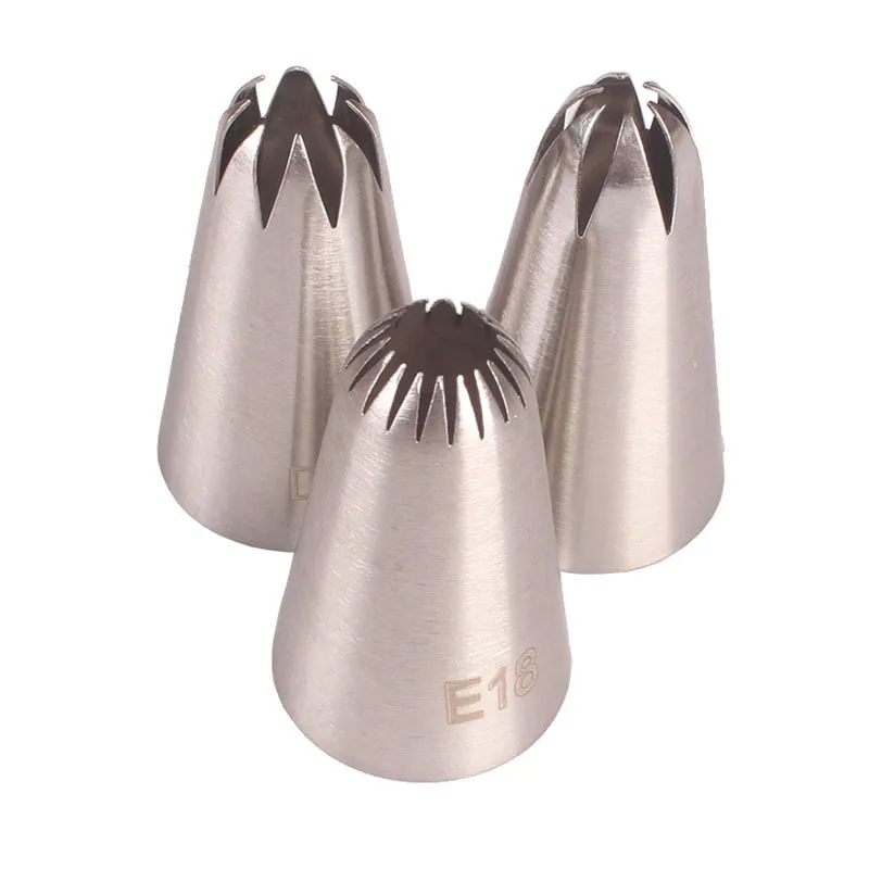 

Medium size decorating tip baking cake cream tools 304 stainless steel wholesale, As picture