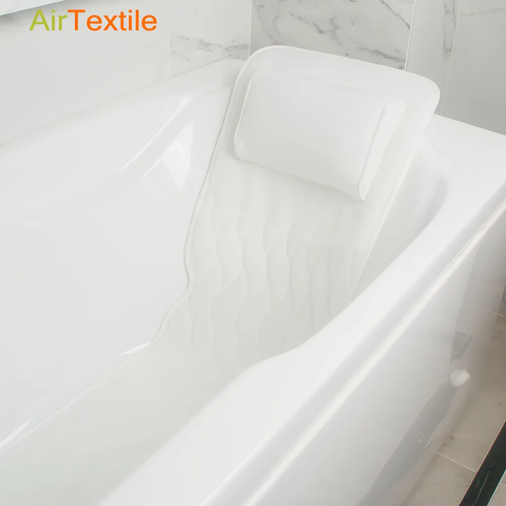 

full body spa bath pillow mat with 3D Air Mesh Technology