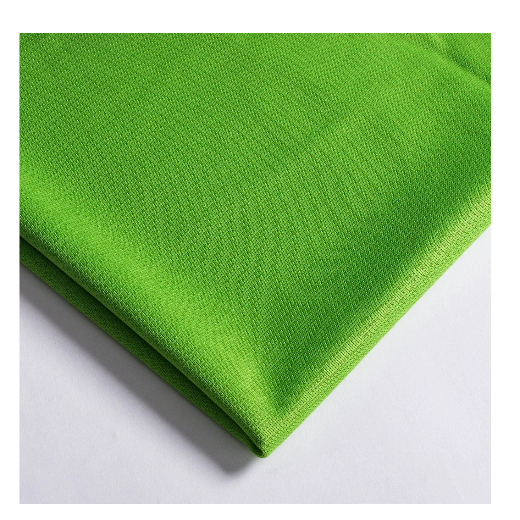 Factory Direct Sales Green Spandex Breathable Elastic Clothing Fabrics