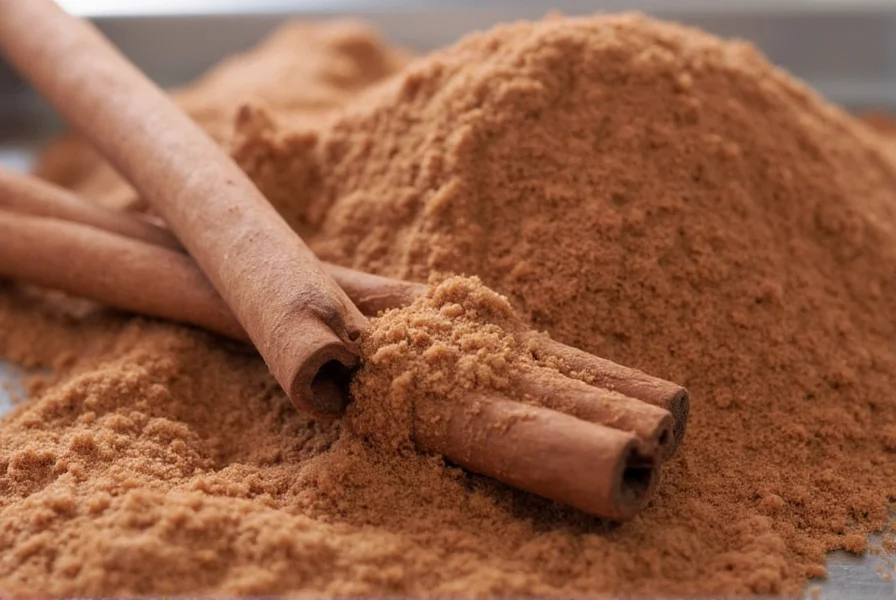 Comparison of Ceylon cinnamon quills (thin, multiple layers) versus Cassia cinnamon (thick, single layer)