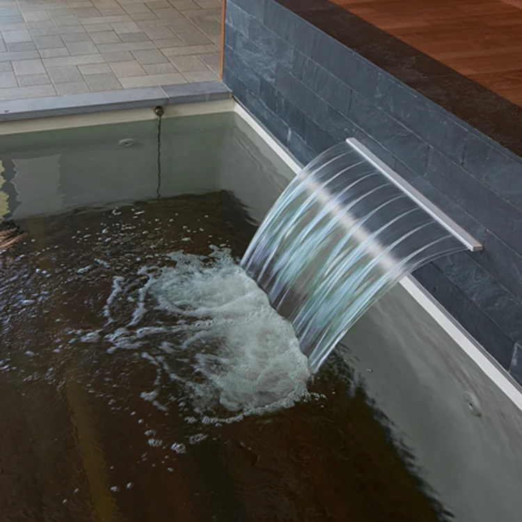 

Modern outdoor water feature artificial wall waterfall fountain L30cm