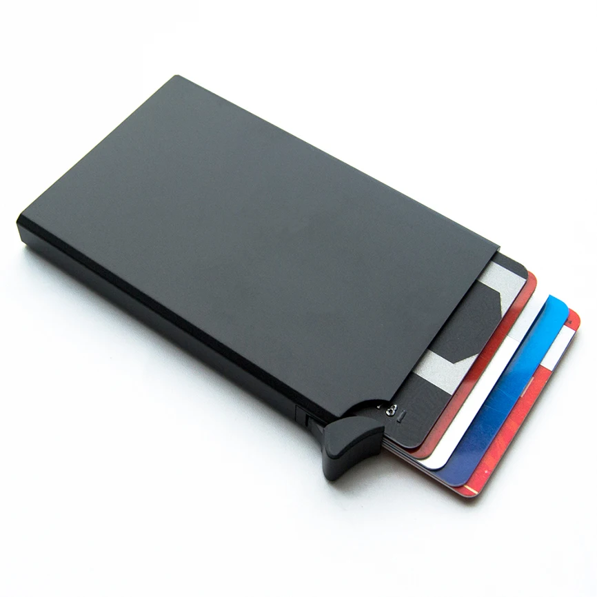

Factory Price Pop-Up Card Holder Wallet With Rfid Blocking For Men Woman