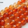 Natural mineral 10mm red Carnelian semi-precious agate stone loose gemstone beads for jewelry making design