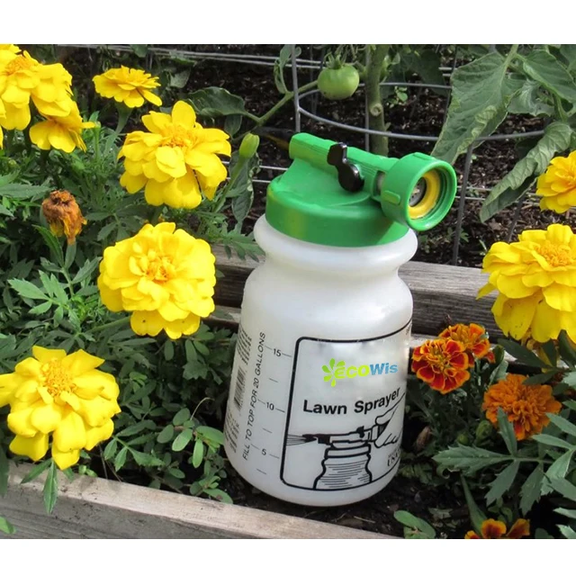 6 Gallon Garden Hose End Foamer Sprayer Mixer Bottle Powerful Jet Spraying Pre Mix Lawn Garden