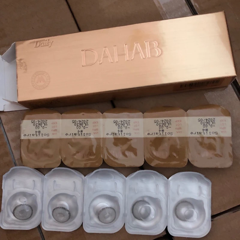 

Wholesale dahab 13 colors fancy natural look daily russian blue ocean soft one day contact lenses