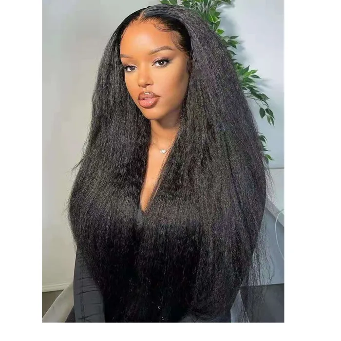 

Kinky Straight U Part Wig Human Hair Wigs For Black Women Brazilian Remy Hair 150 Density Italian Yaki 2x4 Left Part Wigs