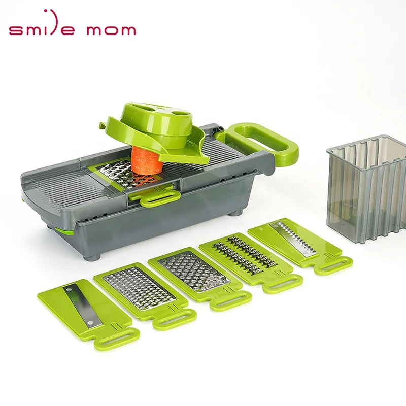 

Kitchen Manual Mandoline Slicer Vegetable Cutter Chopper Dicer, Custom color