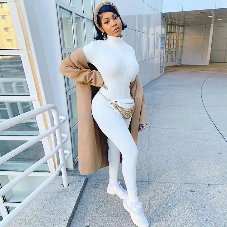 

Women Yoga Set Sport Suit Womens Jumpsuit Long Sleeve Fitness Embroidery Letter Print Zipper Jumpsuits Slim Fitness Set